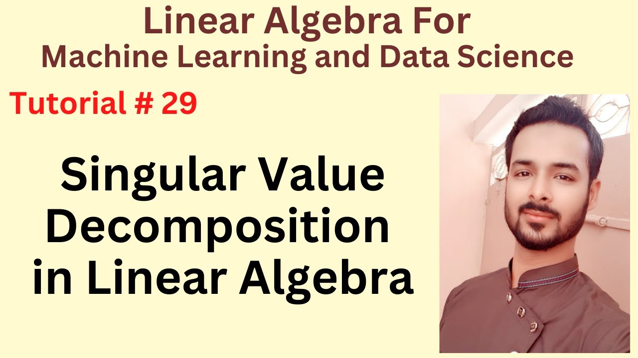 Singular Value Decomposition in Linear Algebra