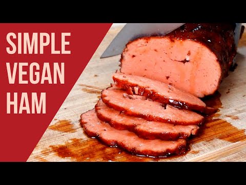 QUICKER & EASIER VEGAN HAM with wheat gluten | Pig Saver