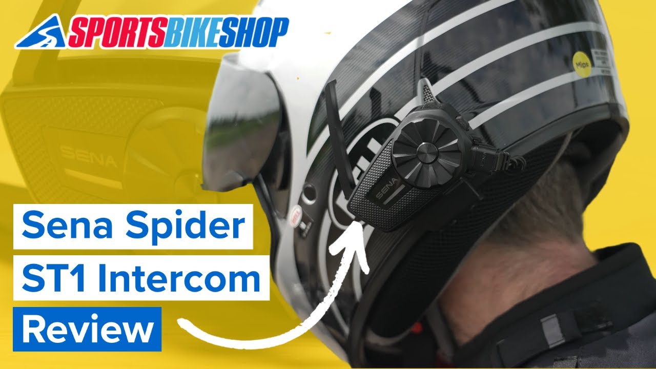 SENA Spider ST1 (SP105) Mesh Headset &amp; Intercom - Dual Video