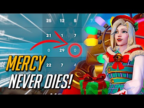 Surviving as Mercy in Top 100 👏 Grandmaster Mercy - Overwatch 2