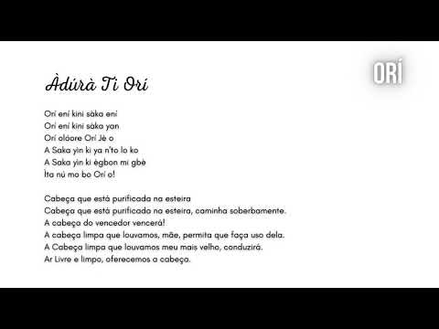ADURA TI ORI - LETRA + TRADUÇÃO #01