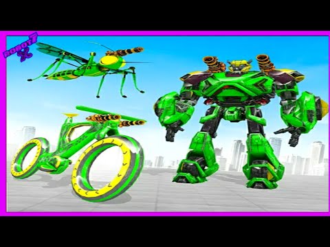 BMX Robot Transform Mosquito: Robot BMX Games Android gameplay
