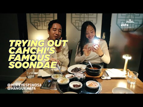 We ate Soondae at the New Malden (Korea Town of the UK) Cahchi AND how was it?