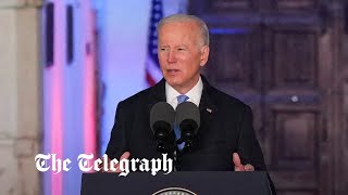 video: Vladimir Putin 'cannot remain in power', says Joe Biden