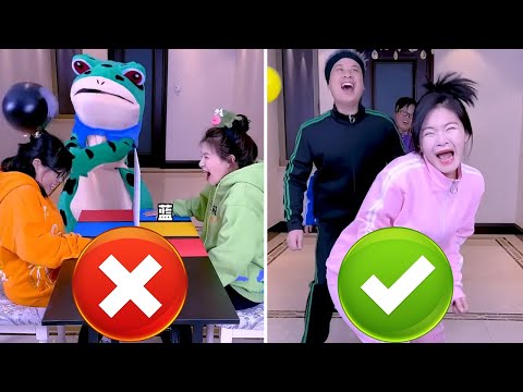 Tacit Understanding Challenge, Loser Will Be Beaten, So Exciting! ! # Funnyfamily# PartyGames