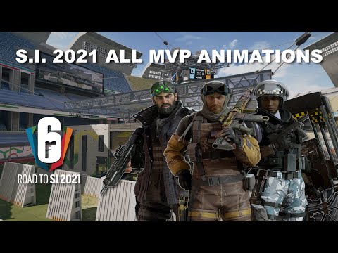 Rainbow Six: Siege | Road to S.I. 2021 | All Stadium MVP animations with all operators.