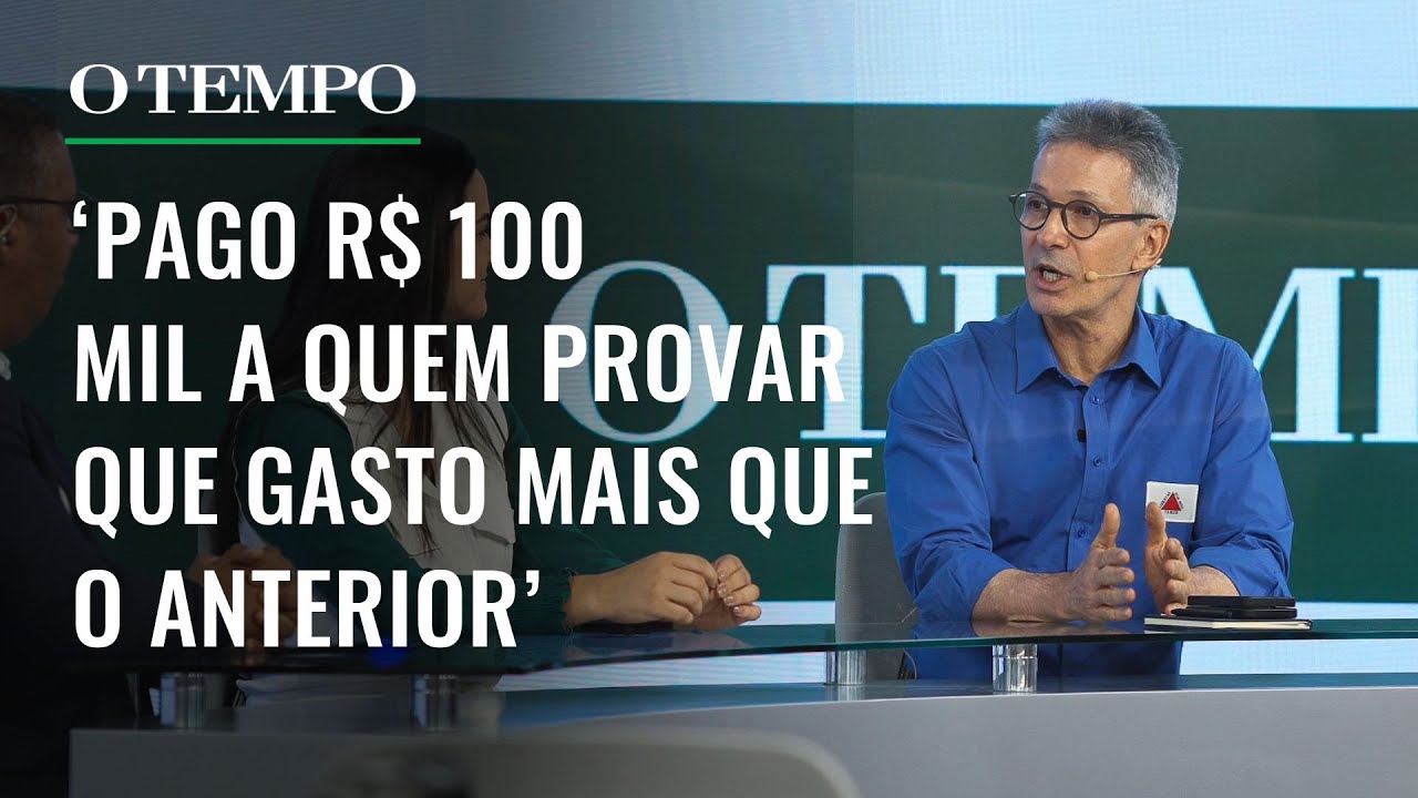 Zema  promete pagar R$ 100 mil a quem provar que ele gasta mais que Pimentel | Café com Política