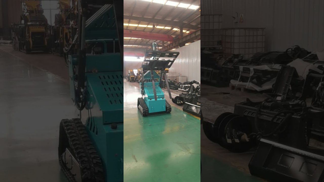 Chinese products can be customized with CE/EPA/Euro 5 certified engines for mini skid steer loaders.