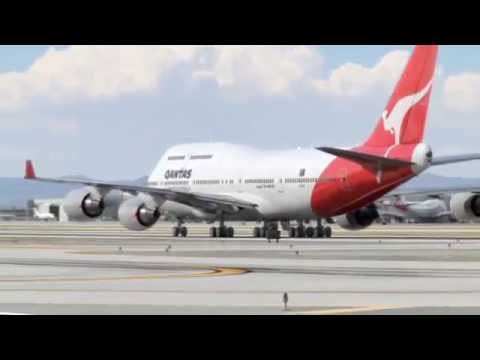 Qantas Jet CGI Demo