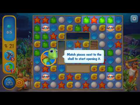 Fishdom level 201 Gameplay (iOS Android)