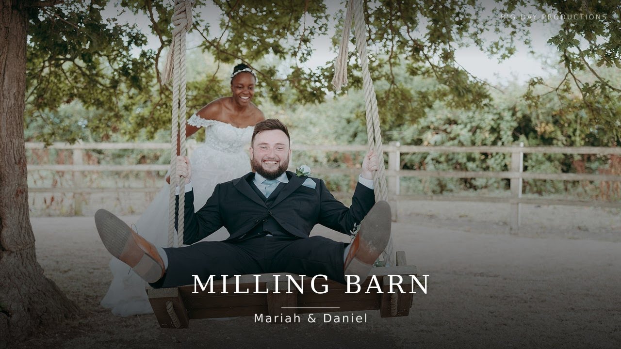 Milling Barn wedding photography and film