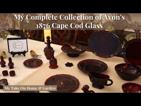 My Vintage Collection of 1876 Avon Ruby Red Cape Cod Sandwich Glass!!