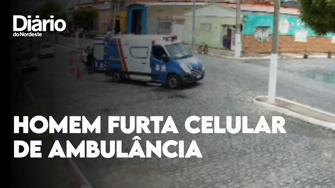 Imagem da notícia Homem furta celular de ambulância durante atendimento de acidente, em Aracati