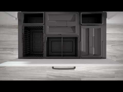 Källsorteringskärhållare Beslag Design Cube Basic Hero 600