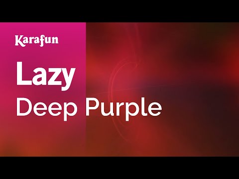 Lazy - Deep Purple | Karaoke Version | KaraFun
