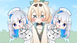 【切り抜き漫画】後輩が可愛くて仕方ないかなたん【ホロライブ/天音かなた/風真いろは】