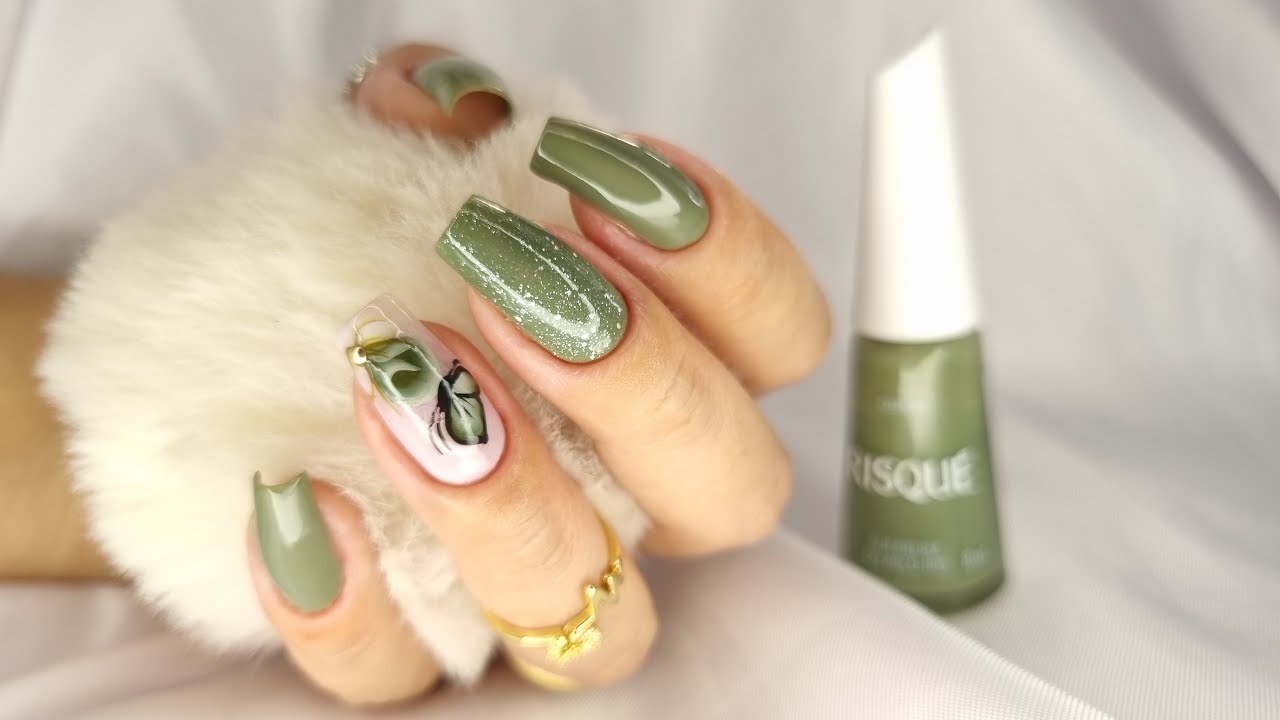 Watch Now Unhas Decoradas │ Esmaltação │ Verde 💚 Unhas Decoradas │ Esmaltação │ Verde 💚