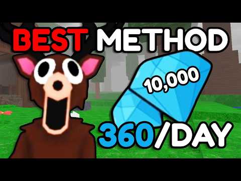 The BEST METHOD To GAIN GEMS FAST In 99 Nights In The Forest!