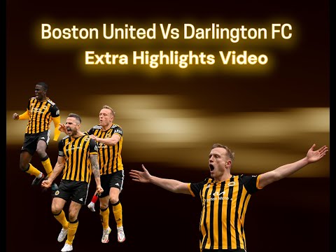 Boston United vs Darlington FC Longer Highlights Video