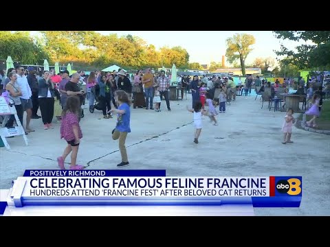 Richmond community celebrates return of Lowe’s cat with ‘Francine Fest’