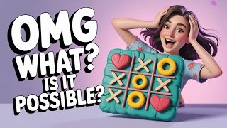 DIY Tic Tac Toe Board | Cute Handmade Clay Game You'll Love! 💛❤️