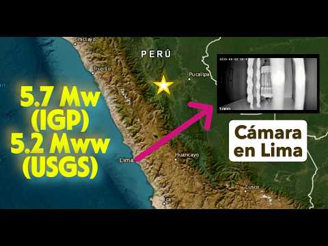 Mw 5.7 53 km al NE de Aucayacu, Leoncio Prado - Huánuco 02 de agosto de 2026 a las 20:42:22 hrs