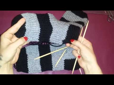 Socken stricken für anfänger teil 7