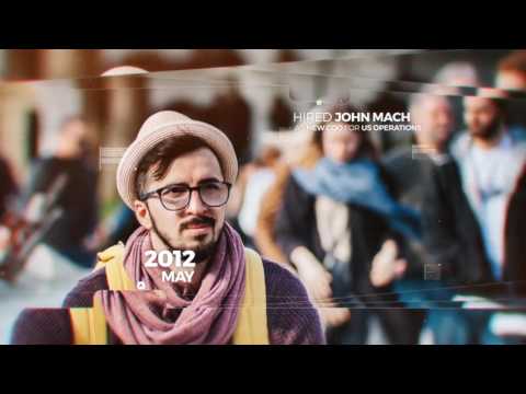 Modern Timeline Slideshow| VideoHive Templates | After Effects Project Files