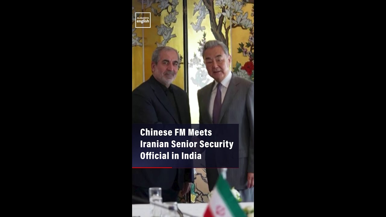 Video | Chinese FM Meets Iranian Senior Security Official in India