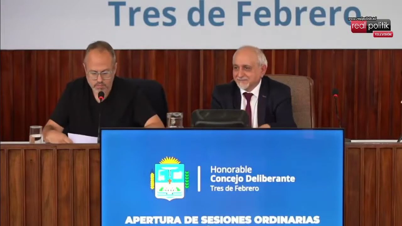 Diego Valenzuela inauguró el 49° período legislativo en Tres de Febrero