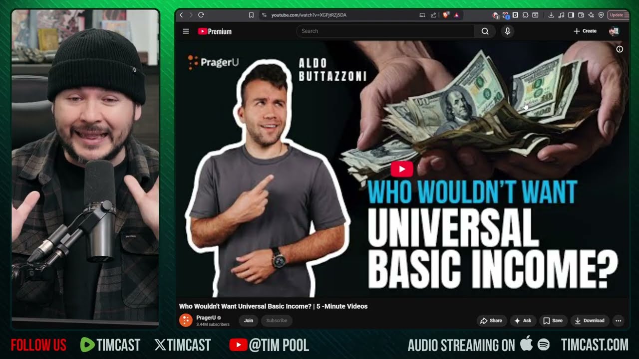 Elon Musk Calls For HIGH INCOME Universal Basic Income | Tim Pool Reacts