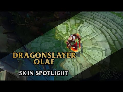 ► Dragonslayer Olaf ◀ League of Legends ▂ Skin Spotlight