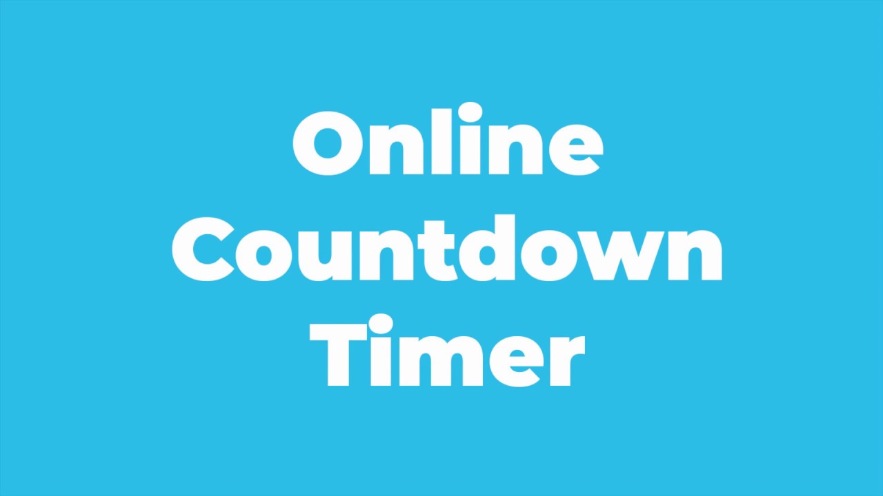 Online Countdown Timer (How to use 123Timer) | 2020 HD