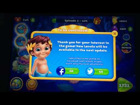 The very last level of Trito’s Adventure