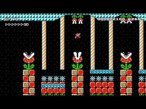 Lite Piranha Platforming by ★Mɛgαη★ 🍄 Super Mario Maker 2 ✹Switch✹ #avu