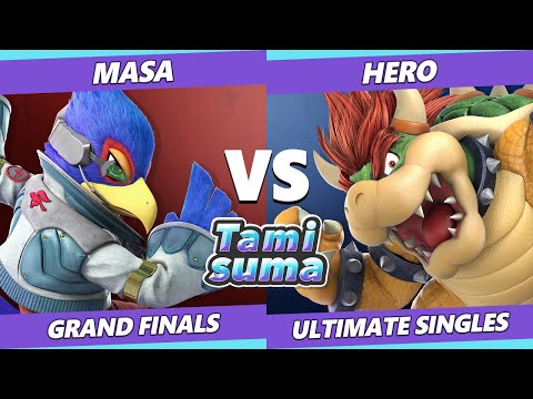 TAMISUMA 187 GRAND FINALS - Hero (Bowser, Snake) Vs. MASA (Falco) Smash Ultimate SSBU