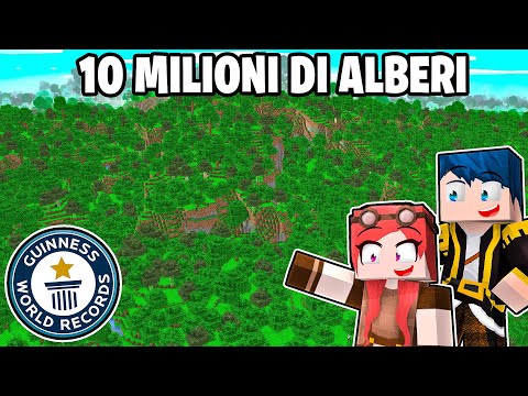 GUINNESS WORLD RECORD - FORESTA DA 10.000.000 DI ALBERI! - MINECRAFT