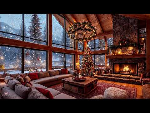 24/7 BEAUTIFUL CHRISTMAS MUSIC 2026: Top Christmas Songs of All Time 4k to Relax🎶  Fireplace 4k 🔥