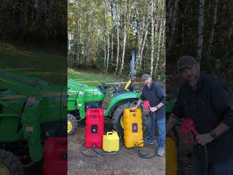 Portable Fuel Tank for Tractors, Mowers & Off-Grid Use