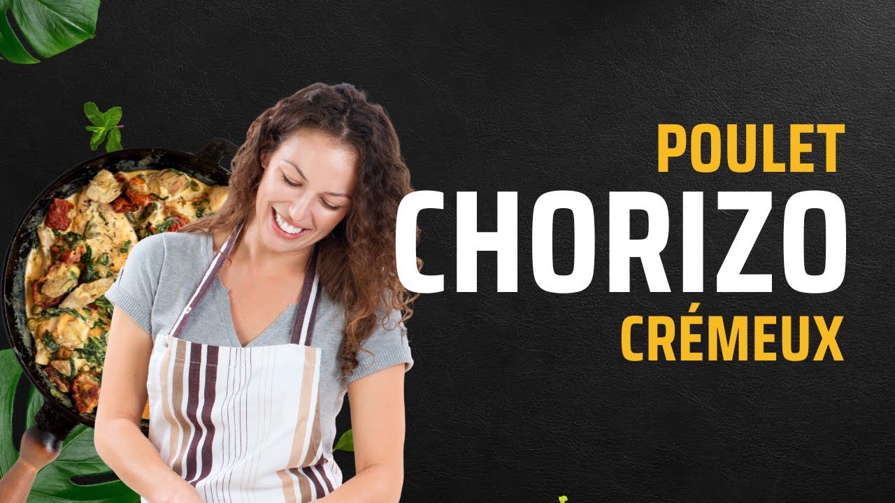 Poulet et chorizo crémeux au basilic et citron