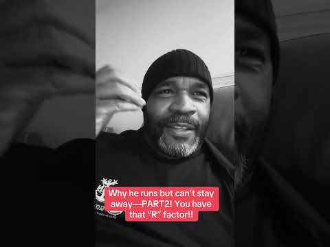 Why he runs but always comes back—PART 2! Stay “RIGHTEOUS”—my friend!