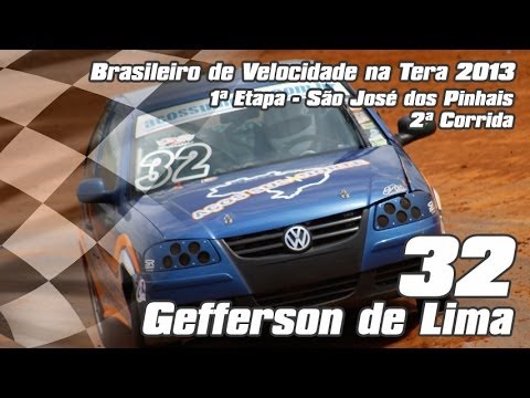 Gefferson de Lima - 1ª Etapa Brasileiro de Velocidade na Terra 2013 - 2ª Corrida - S. J. dos Pinhais