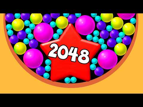 OMG 😱 Bounce Merge - 2048 Destroy Balls (Balls 2048 Gameplay) | Satisfying Math Games