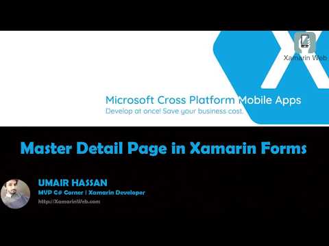 Master Detail Page in Xamarin.Forms - [9]