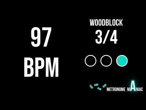 3/4 Metronome 97 BPM
