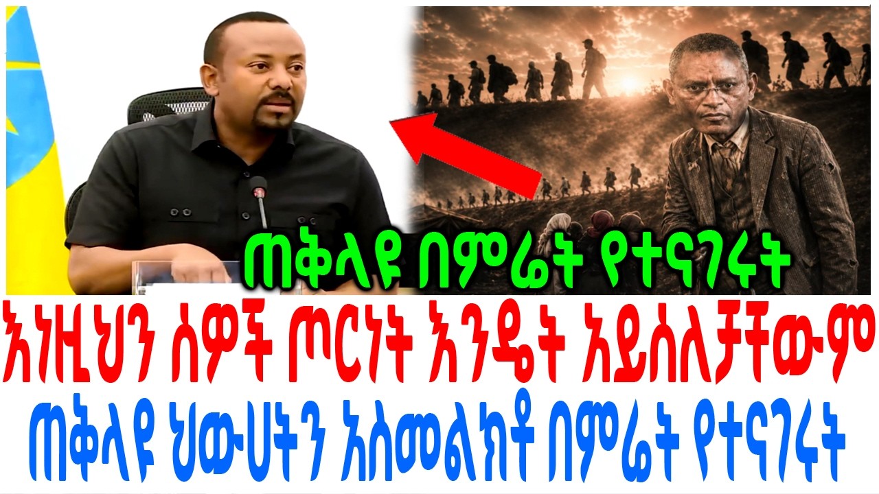እነዚህን ሰዎች ጦርነት እንዴት አይሰለቻቸውም ጠቅላዩ ህውሀትን አስመልክቶ በምሬት ?