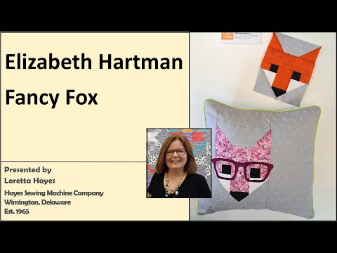 How to Piece Elizabeth Hartman Fancy Fox Pattern