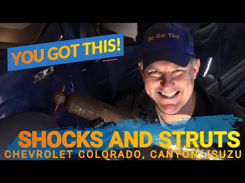 How To Replace Rear Shocks on a Chevy Colorado, GMC Canyon, Hummer & Isuzu. New Shocks, Struts & DIY