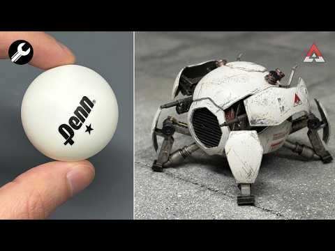 Crafting a Combat Drone from a Ping Pong Ball: Scarab