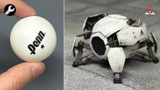 Crafting a Combat Drone from a Ping Pong Ball: Scarab